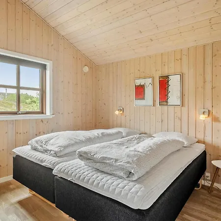 Beach Front Home In Henne With Sauna *